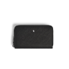 Portefeuille moyen Sartorial  noir 12cc avec zip