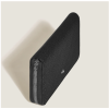 Portefeuille moyen Sartorial  noir 12cc avec zip