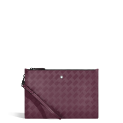 Pochette en Cuir Extreme cassis