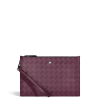 Pochette en Cuir Extreme cassis