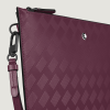 Pochette en Cuir Extreme cassis