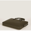 Porte-documents Fin en Cuir Sartorial kaki