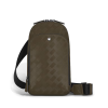 Sac à Bandoulière Moyen Format en Cuir Extreme kaki