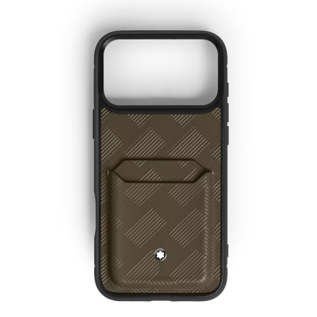 Étui Rigide pour iPhone 17 Pro Max avec 2cc en Cuir Extreme kaki
