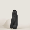 Sac Messenger vertical à Bandoulière en Cuir Sartorial noir