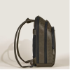 Sac à Dos Moyen Format avec 3 Compartiments en Cuir Extreme kaki