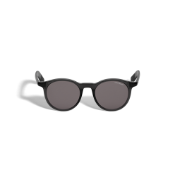 Lunettes de Soleil Rondes avec Monture Injectée Noire