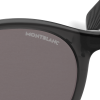Lunettes de Soleil Rondes avec Monture Injectée Noire
