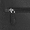 Sac à Dos Moyen Modèle avec 3 Compartiments en Cuir Sartorial noir