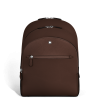 Sac à Dos Moyen Modèle avec 3 Compartiments en Cuir Sartorial ebène