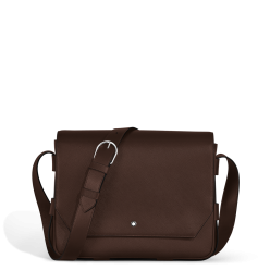 Sac Messenger en Cuir Sartorial ebène
