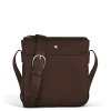 Sac Messenger Vertical en Cuir Sartorial ebène