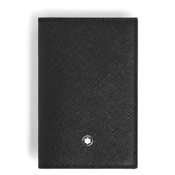 Porte-Cartes 2cc en Cuir Sartorial noir