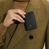Porte-Cartes 2cc en Cuir Sartorial noir