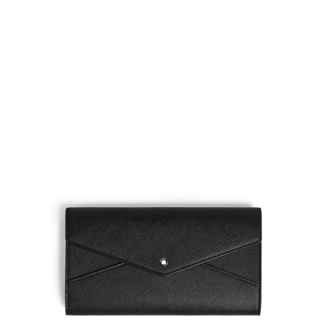 Portefeuille Continental Fin Montblanc Enveloppe noir