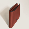 Portefeuille 6cc en Cuir Sartorial chêne rouge