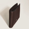 Portefeuille 8cc en Cuir Sartorial ebène