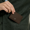 Porte-Cartes 5cc en Cuir Sartorial ebène