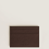 Porte-Cartes 5cc en Cuir Sartorial ebène
