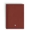 Porte-Passeport en Cuir Sartorial chêne rouge