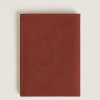 Porte-Passeport en Cuir Sartorial chêne rouge