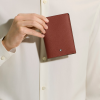 Porte-Passeport en Cuir Sartorial chêne rouge
