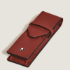 Étui pour 2 Instruments d’Écriture Montblanc Enveloppe chêne rouge