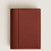 Porte-Cartes 4cc en Cuir Sartorial chêne rouge