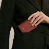 Porte-Cartes 4cc en Cuir Sartorial chêne rouge