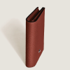 Porte-Cartes 4cc en Cuir Sartorial chêne rouge