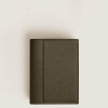 Porte-cartes 4cc en Cuir Sartorial Kaki