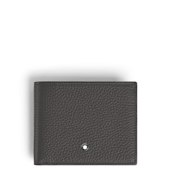 Portefeuille 6cc en Cuir Grainé fer forgé