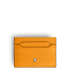 Porte-cartes 5cc en Cuir Sartorial safran