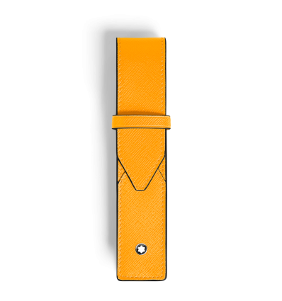 Étui pour 1 Instrument d’Écriture Montblanc Enveloppe safran