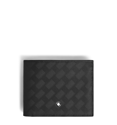 Portefeuille 6cc en Cuir Extreme noir/bauxite