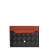 Porte-Cartes 5cc en Cuir Extrême noir/bauxite