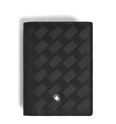 Porte-Cartes 4cc en Cuir Extrême noir/bauxite