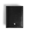 Portefeuille Compact 6cc en Cuir Meisterstück noir/chêne rouge