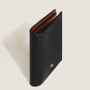 Portefeuille Compact 6cc en Cuir Meisterstück noir/chêne rouge