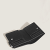 Mini Portefeuille Vertical 6cc en Cuir Sartorial noir zip