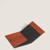 Porte-passeport en cuir extrême noir/bauxite