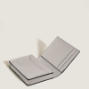 Porte-Cartes 4cc en Cuir Extreme bicolore gris fer forgé/gris acier