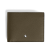 Portefeuille 6cc en Cuir Sartorial kaki